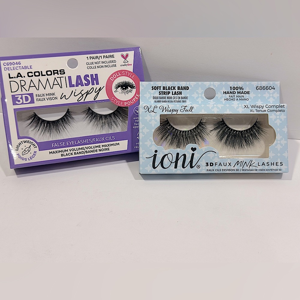 L.A. Colors DramatiLash and Ioni XL Wispy Lashes Set